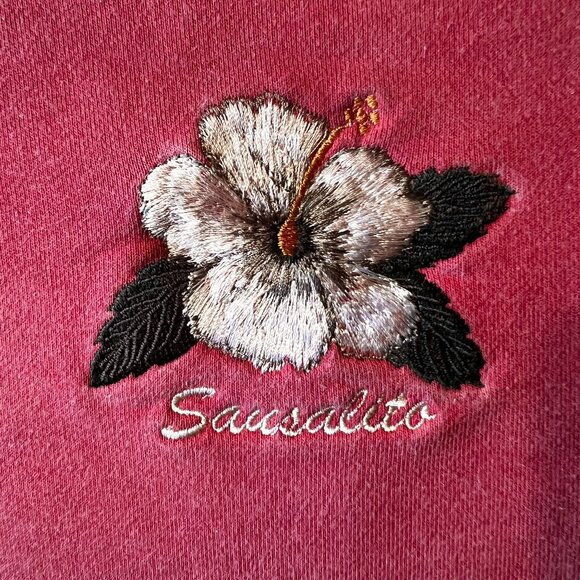 CRAZY SHIRTS HIBISCUS DYED FLOWER SWEATSHIRT - Picture 2 of 10